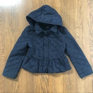 GapKids hooded quilted jacket